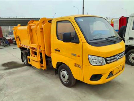 福田國六3方自裝卸（挂桶）式垃圾車