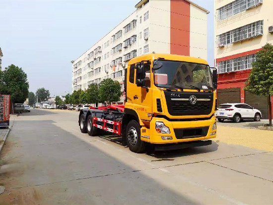 東風天龍國六20~25方車廂可卸（鈎臂）式垃圾車