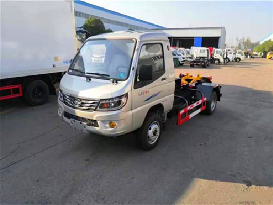 唐駿賽菱F3國六3方車廂可卸式（鈎臂）垃圾車