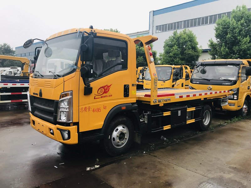 重汽豪沃平闆清障車