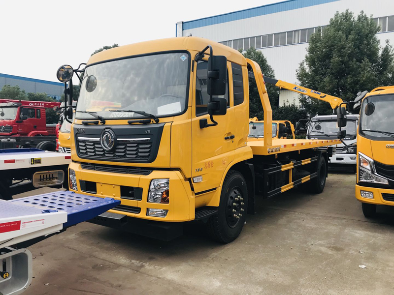 東風天錦10噸平闆清障車